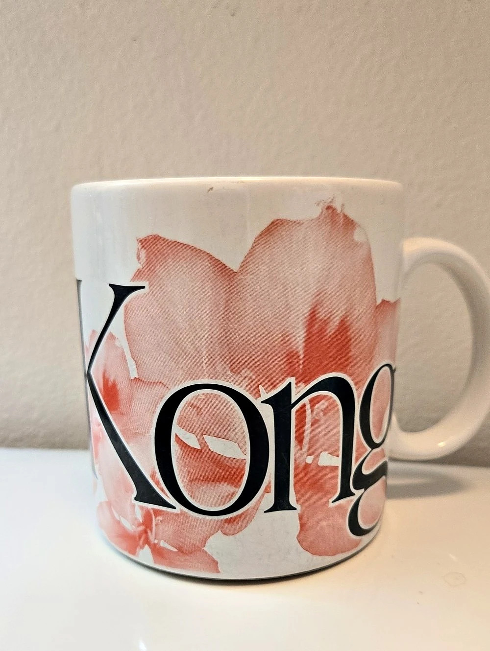 Starbucks City Mug Collection 2006 Series Floral Pink & White Mug